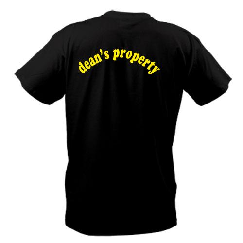 Майки з написом Dean's property