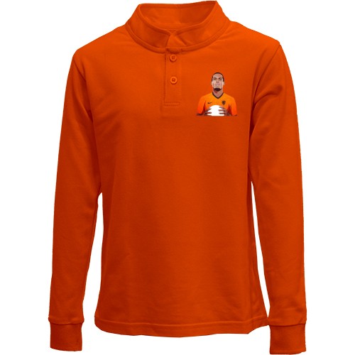 Детский лонгслив поло Virgil Van Dijk