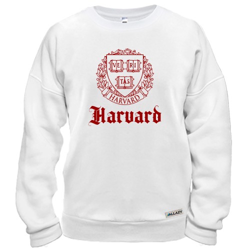Світшот із гербом Гарвардського університету та готичним написом «Harvard»
