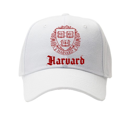 Кепка с гербом Гарвардского университета и готической надписью «Harvard»