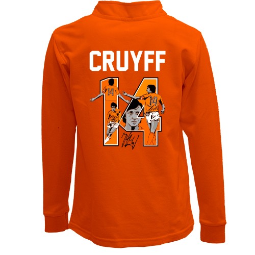 Детский лонгслив поло Johan Cruyff