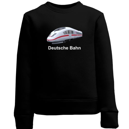 Дитячий світшот із зображенням швидкісного поїзда ICE та написом «Deutsche Bahn»