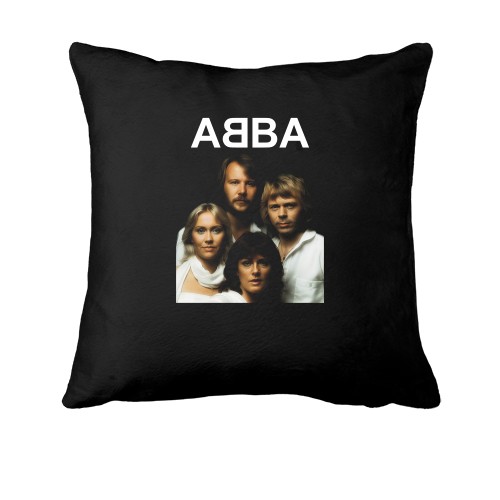 Подушка із портретом учасників гурту ABBA та логотипом