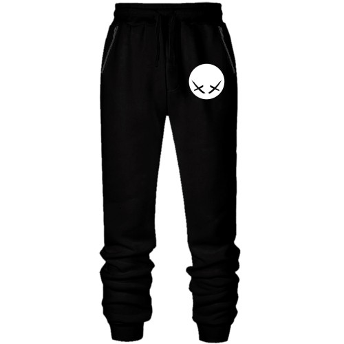 Штаны из футера без начеса Modestep logo