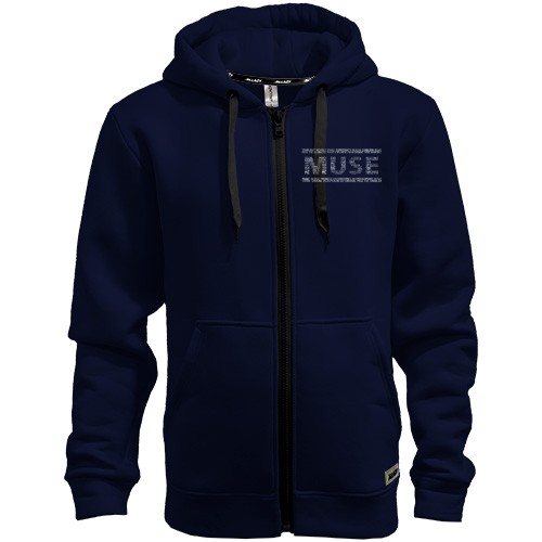 Худи на молнии Muse (из слов)