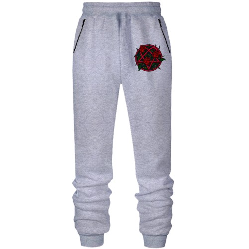 Штани з футера без начісу Rose Logo