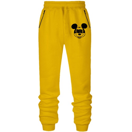 Штаны из футера без начеса Black Flag Mickey Style