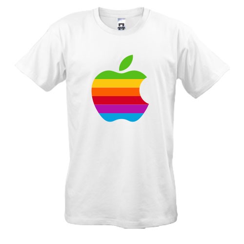 Футболки Apple (радуга)