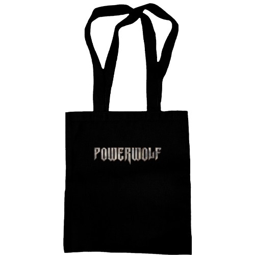 Сумка шоппер с логотипом рок-группы Powerwolf