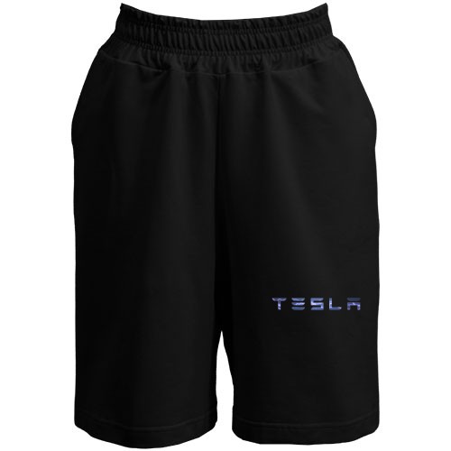 Шорты с лого Tesla (молнии)