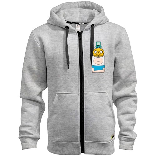Худі на блискавці Adventure time pyramid