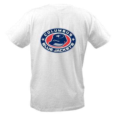 Футболки Columbus Blue Jackets (спина)