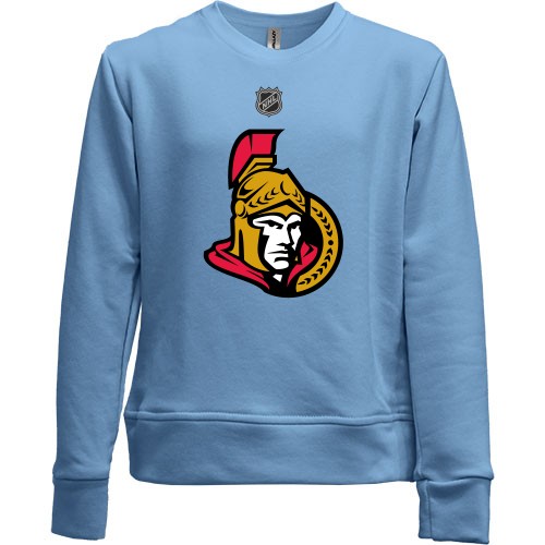 Дитячий світшот без начісу з логотипом хокейного клубу «Ottawa Senators» та емблемою NHL