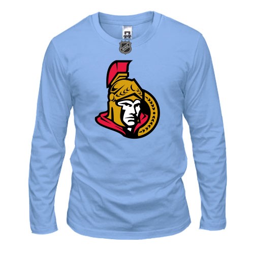 Чоловічий лонгслів з логотипом хокейного клубу «Ottawa Senators» та емблемою NHL