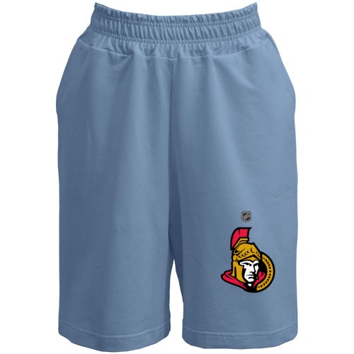 Чоловічі шорти з логотипом хокейного клубу «Ottawa Senators» та емблемою NHL