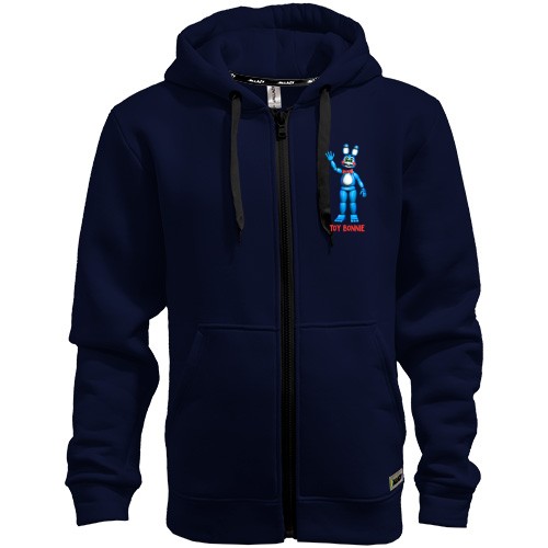Чоловіча толстовка на блискавці Five Nights at Freddy’s (Toy Bonnie)