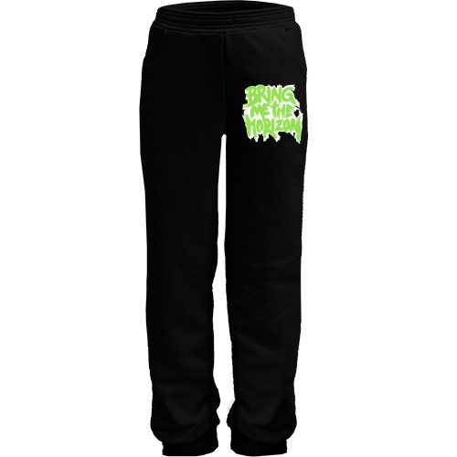 Дитячі штани Bring me the horizon logo green