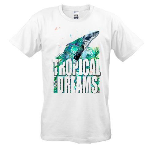 Футболка Tropical dreams з китом