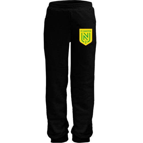 Дитячі штани з емблемою футбольного клубу «Нант» та написом «FC NANTES»