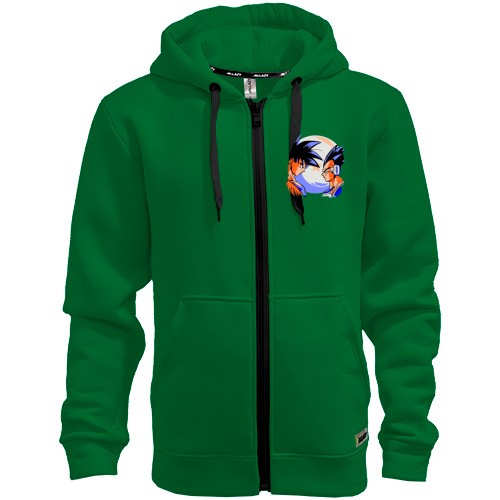 Мужская толстовка на молнии Goku Son