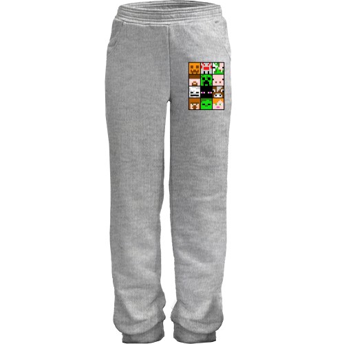 Детские штаны Minecraft Creeper Patern