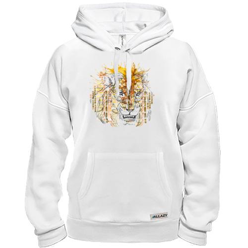 Худи со стилизованным львом (3)