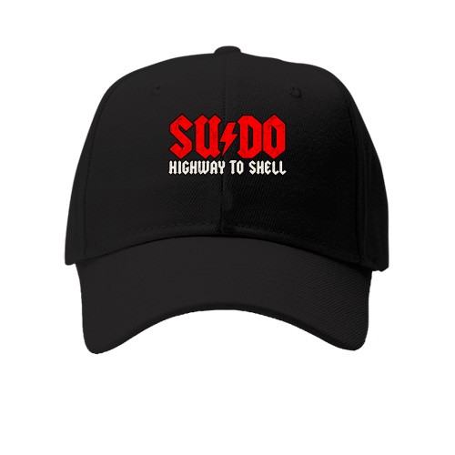 Детская Кепка с надписью «Sudo Highway to Shell»