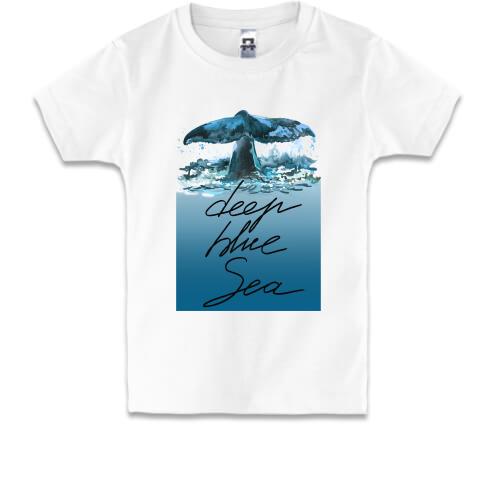 Детская футболка с китом 