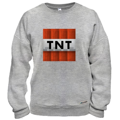 Світшот із зображенням блоку динаміту TNT з Minecraft