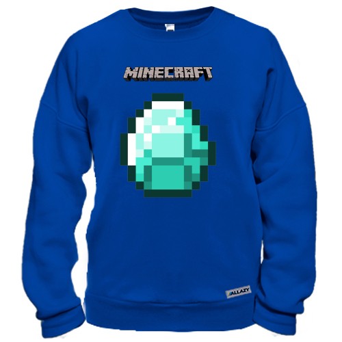 Світшот із логотипом «Minecraft» та піксельним алмазом