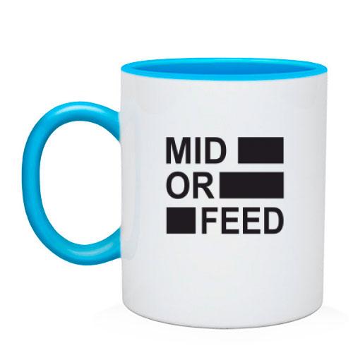 Чашка Mid or feed
