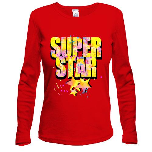 Лонгслив Super star (звёзды)