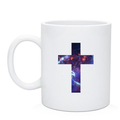 Чашка с космическим крестом