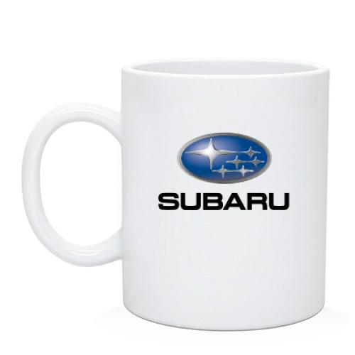 Чашка с лого Subaru
