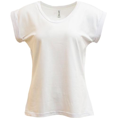 Жіноча біла футболка PANI