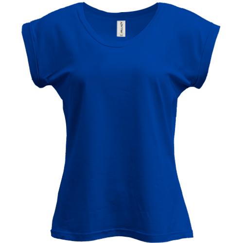 Женская синяя футболка PANI 