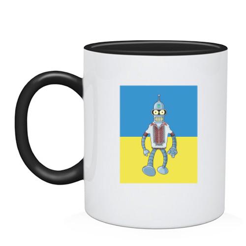 Чашка з українським Бендером