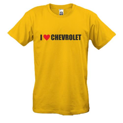 Футболка I love Chevrolet