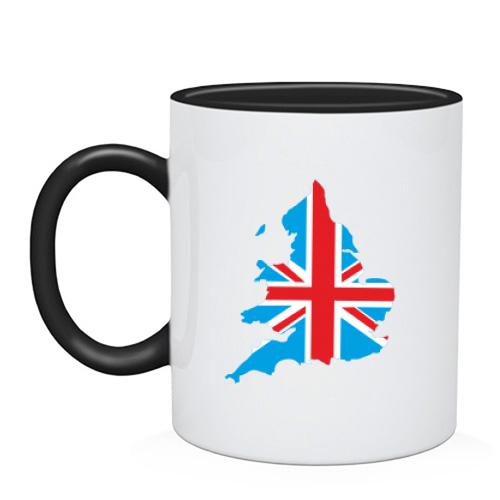Чашка Карта Англии