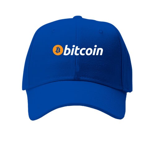 Кепка с логотипом и надписью «bitcoin»