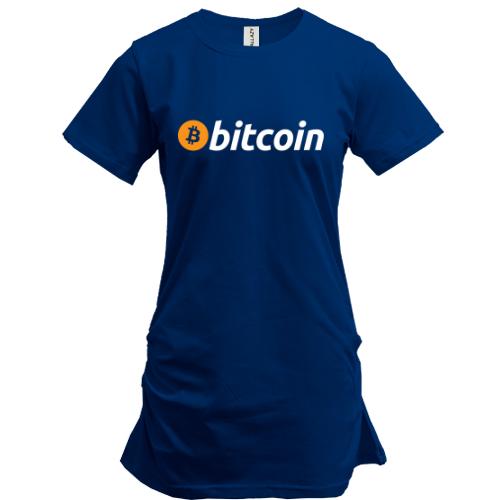 Подовжена футболка Bitcoin