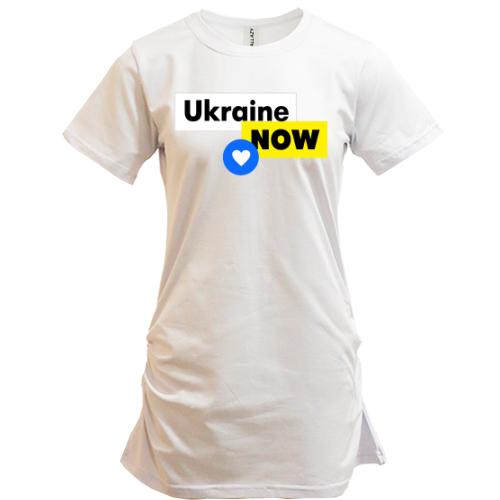 Туника Ukraine NOW с сердцем