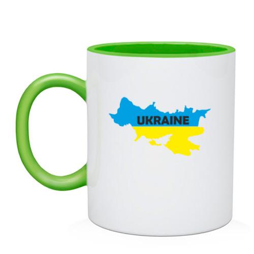 Чашка з мапою УНР