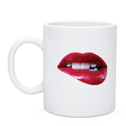 Чашка Красивые женские губы
