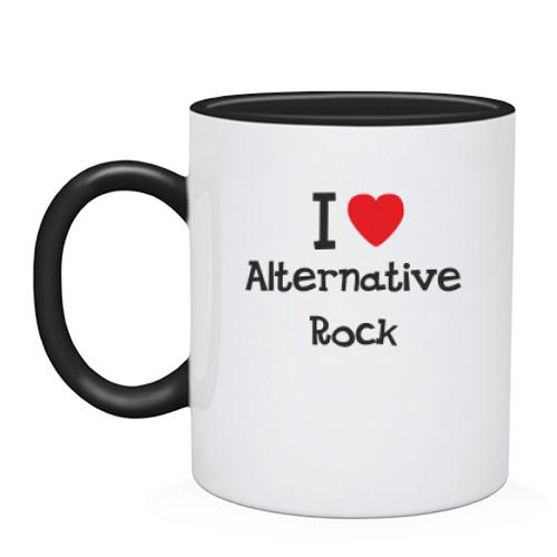 Чашка  I love alternative ROCK