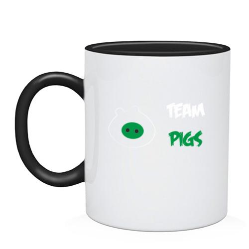 Чашка  Team pigs