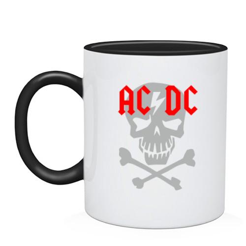 Чашка ACDC skull