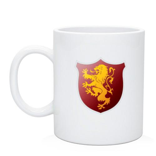 Чашка з гербом Ланністерів