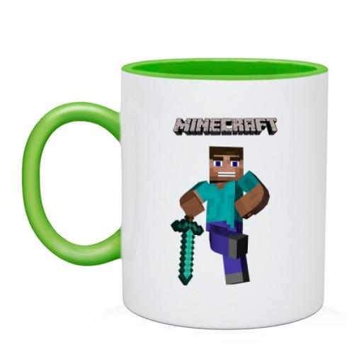Чашка Minecraft Стів