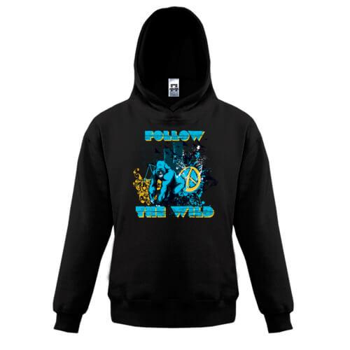 Детская толстовка follow the wild